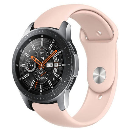 Monochrome Silicone Strap for Apply Samsung Galaxy Watch Active 20mm - DealBuddy