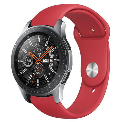 Monochrome Silicone Strap for Apply Samsung Galaxy Watch Active 20mm - DealBuddy