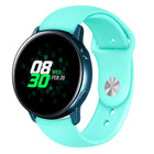 Monochrome Silicone Strap for Apply Samsung Galaxy Watch Active 20mm - DealBuddy
