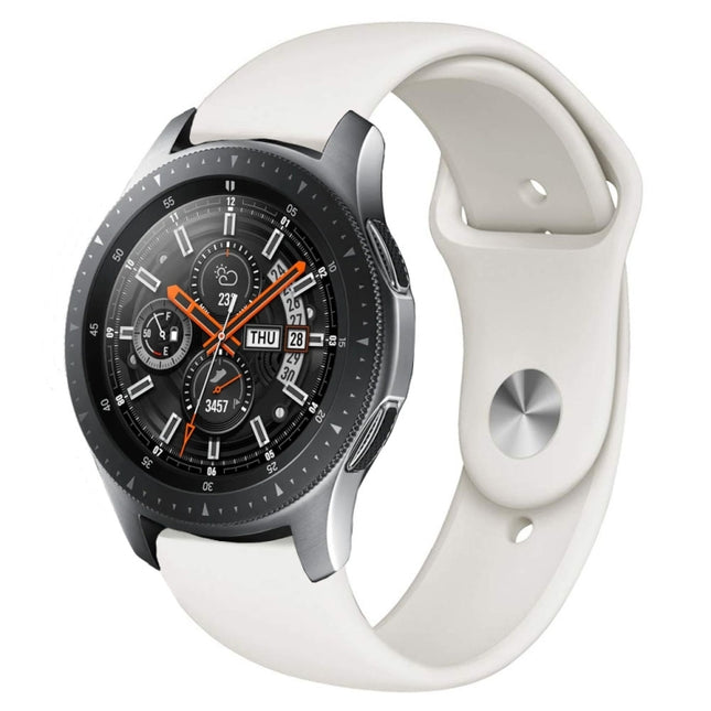 Monochrome Silicone Strap for Apply Samsung Galaxy Watch Active 22mm - DealBuddy