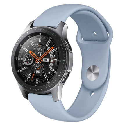 Monochrome Silicone Strap for Apply Samsung Galaxy Watch Active 22mm - DealBuddy
