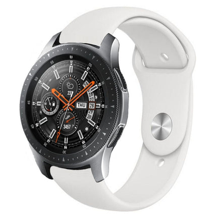 Monochrome Silicone Strap for Apply Samsung Galaxy Watch Active 22mm - DealBuddy