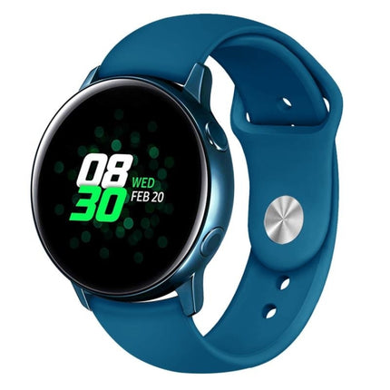 Monochrome Silicone Strap for Apply Samsung Galaxy Watch Active 22mm - DealBuddy