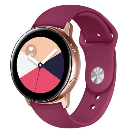 Monochrome Silicone Strap for Apply Samsung Galaxy Watch Active 22mm - DealBuddy