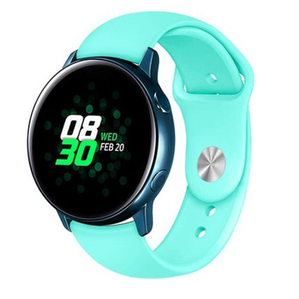 Monochrome Silicone Strap for Apply Samsung Galaxy Watch Active 22mm - DealBuddy