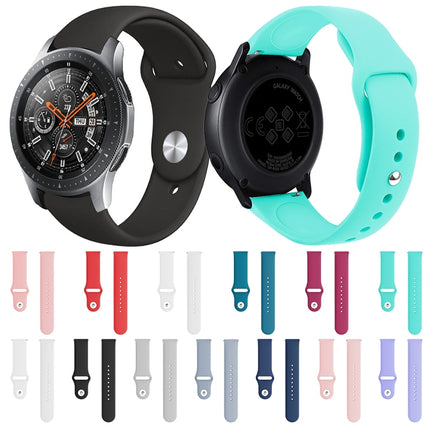Monochrome Silicone Strap for Apply Samsung Galaxy Watch Active 22mm - DealBuddy