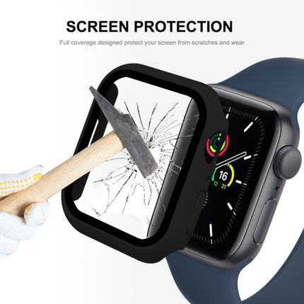 ENKAY Hat-Prince 2 in 1 PC Frame + 9H Tempered Glass Protector Full Coverage Case for Apple Watch Series 7 41mm - DealBuddy