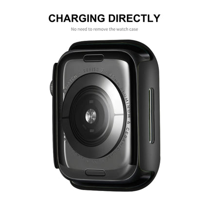 ENKAY Hat-Prince 2 in 1 PC Frame + 9H Tempered Glass Protector Full Coverage Case for Apple Watch Series 7 45mm - DealBuddy