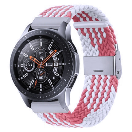 Nylon Braided Metal Buckle Strap for Galaxy Watch 4 20mm, 20mm - DealBuddy