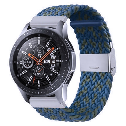 Nylon Braided Metal Buckle Strap for Galaxy Watch 4 20mm, 20mm - DealBuddy