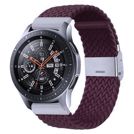Nylon Braided Metal Buckle Strap for Galaxy Watch 4 20mm, 20mm - DealBuddy