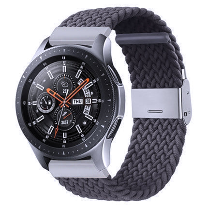 Nylon Braided Metal Buckle Strap for Galaxy Watch 4 20mm, 20mm - DealBuddy