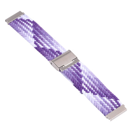 Nylon Braided Metal Buckle Strap for Galaxy Watch 4 20mm