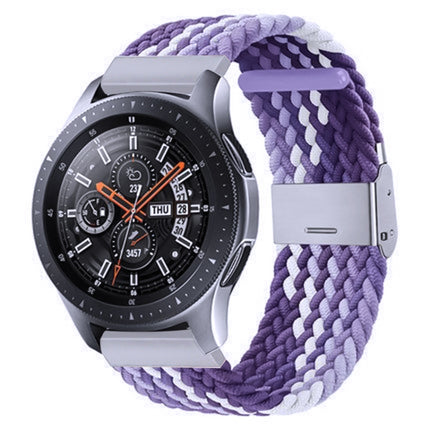 Nylon Braided Metal Buckle Strap for Galaxy Watch 4 20mm, 20mm - DealBuddy