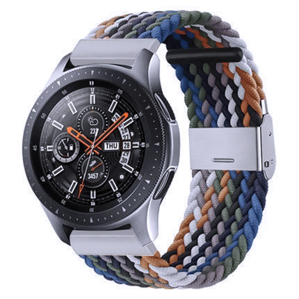 Nylon Braided Metal Buckle Strap for Galaxy Watch 4 20mm, 20mm - DealBuddy