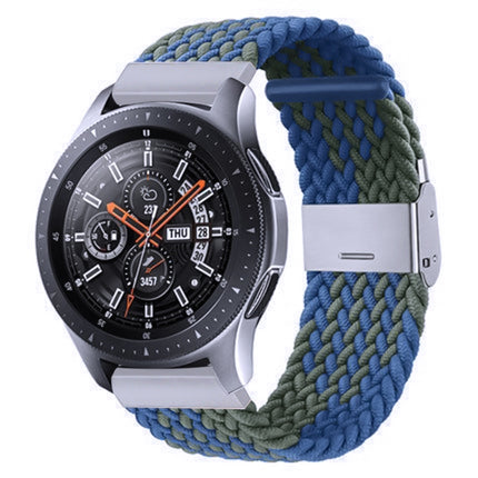 Nylon Braided Metal Buckle Strap for Galaxy Watch 4 20mm, 20mm - DealBuddy