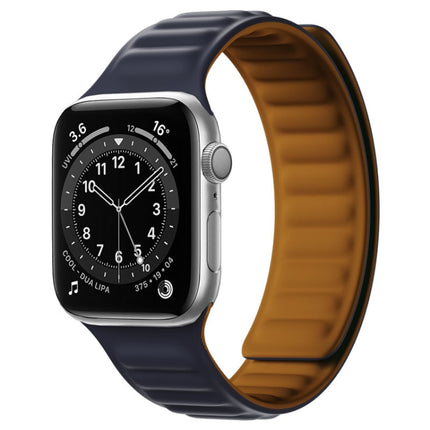 Silicone Magnetic Strap Watchband For Apple Watch Series, 7 41mm / 6&SE&5&4 40mm / 3&2&1 38mm, 7 45mm / 6&SE&5&4 44mm / 3&2&1 42mm - DealBuddy