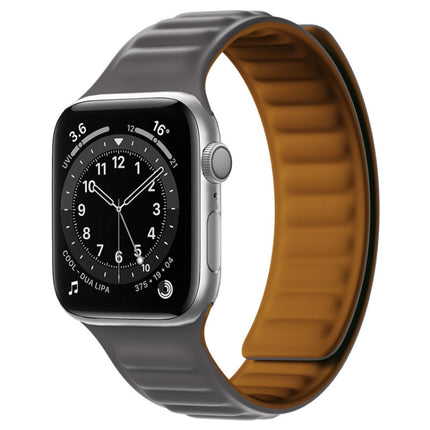 Silicone Magnetic Strap Watchband For Apple Watch Series, 7 41mm / 6&SE&5&4 40mm / 3&2&1 38mm, 7 45mm / 6&SE&5&4 44mm / 3&2&1 42mm - DealBuddy