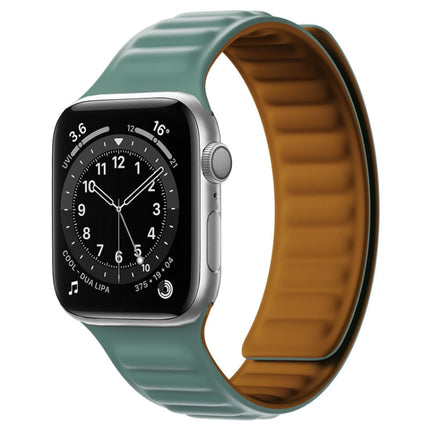 Silicone Magnetic Strap Watchband For Apple Watch Series, 7 41mm / 6&SE&5&4 40mm / 3&2&1 38mm, 7 45mm / 6&SE&5&4 44mm / 3&2&1 42mm - DealBuddy