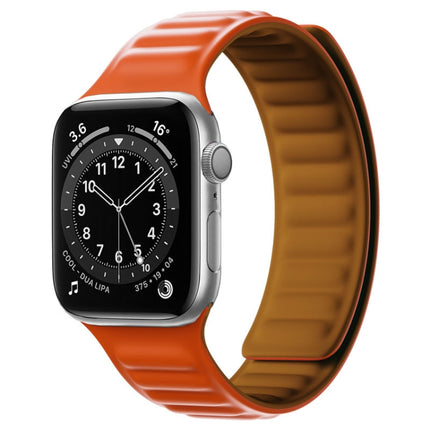 Silicone Magnetic Strap Watchband For Apple Watch Series, 7 41mm / 6&SE&5&4 40mm / 3&2&1 38mm, 7 45mm / 6&SE&5&4 44mm / 3&2&1 42mm - DealBuddy