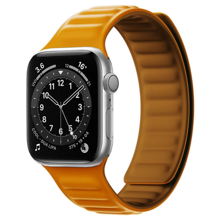 Silicone Magnetic Strap Watchband For Apple Watch Series, 7 41mm / 6&SE&5&4 40mm / 3&2&1 38mm, 7 45mm / 6&SE&5&4 44mm / 3&2&1 42mm - DealBuddy