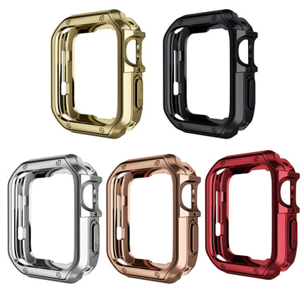 Anti-fall Electroplating TPU Watch Protective Case for Apple 1/2/3/4/5/6/7/SE, 38mm/40mm/41mm, 42mm/44mm/45mm - DealBuddy