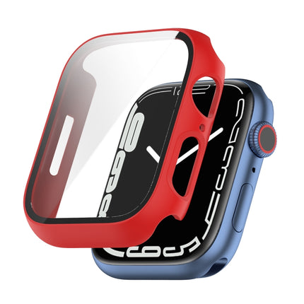 Shockproof PC Protective Case with Tempered Glass Film, For Apple Watch Series 9 / 8 / 7 45mm, For Apple Watch Series 9 / 8 / 7 41mm - DealBuddy