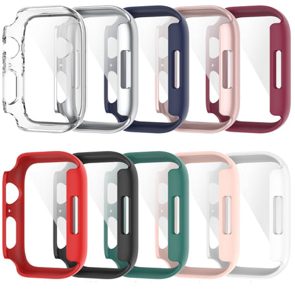 Shockproof PC Protective Case with Tempered Glass Film, For Apple Watch Series 9 / 8 / 7 45mm, For Apple Watch Series 9 / 8 / 7 41mm - DealBuddy