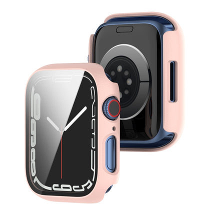 Shockproof PC Protective Case with Tempered Glass Film, For Apple Watch Series 9 / 8 / 7 45mm, For Apple Watch Series 9 / 8 / 7 41mm - DealBuddy