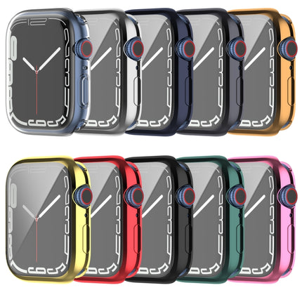 Shockproof TPU Full Protective Shell with Protective Film, For Apple Watch Series 9 / 8 / 7 45mm, For Apple Watch Series 9 / 8 / 7 41mm - DealBuddy