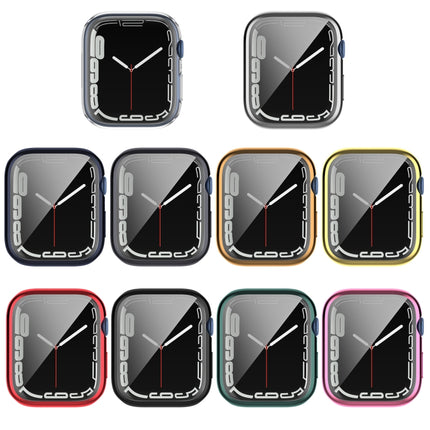 Shockproof TPU Full Protective Shell with Protective Film, For Apple Watch Series 9 / 8 / 7 45mm, For Apple Watch Series 9 / 8 / 7 41mm - DealBuddy
