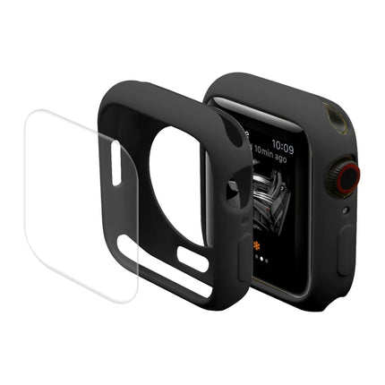 ENKAY Hat-Prince Protective TPU Watch Case + Full Coverage PET Screen Protector Film for Apple Watch Series 7 41mm - DealBuddy