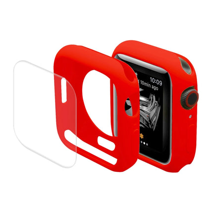 ENKAY Hat-Prince Protective TPU Watch Case + Full Coverage PET Screen Protector Film for Apple Watch Series 7 41mm - DealBuddy
