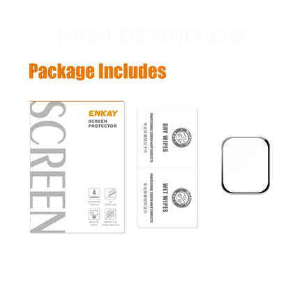 ENKAY Hat-Prince 3D Curved Edge Full Coverage Full Tempered Glass HD Screen Protector Film For Apple Watch Series 9 / 8 / 7 41mm