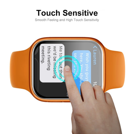 ENKAY Hat-Prince 3D Curved Edge Full Coverage Full Tempered Glass HD Screen Protector Film For Apple Watch Series 9 / 8 / 7 45mm