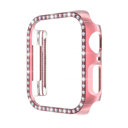 ENKAY Hat-Prince Electroplate PC Diamond Watch Case + Full Coverage Curved PET Screen Protector Film For Apple Watch Series 7 41mm - DealBuddy