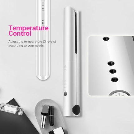 K-SKIN Portable Rechargeable Hair Straightener Curler Ceramic Iron Styling Tool Cordless Adjustable Temperature Fast Heat
