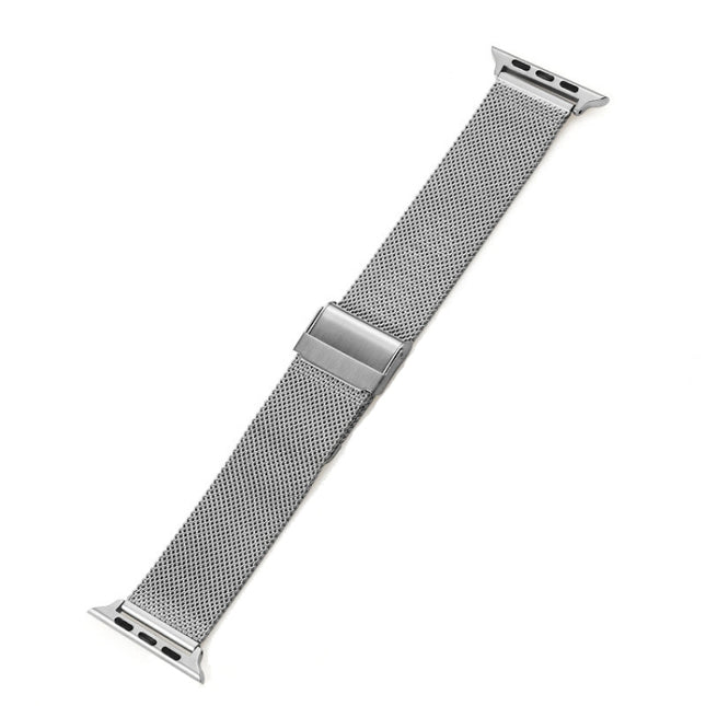 Milan Meta Watchband For Apple Watch Series, 7 41mm / 6&SE&5&4 40mm / 3&2&1 38mm, 7 45mm / 6&SE&5&4 44mm / 3&2&1 42mm - DealBuddy