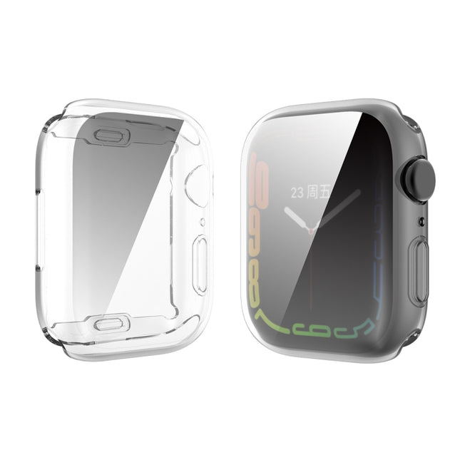 For Apple Watch Series 9 / 8 / 7 41mm ENKAY Hat-Prince Transparent TPU Case