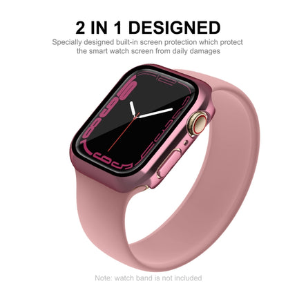 ENKAY Hat-Prince 2 in 1 PC Frame + 9H Tempered Glass Case, For Apple Watch Series 8 / 7 41mm, For Apple Watch Series 8 / 7 45mm - DealBuddy