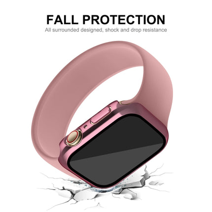 ENKAY Hat-Prince 2 in 1 PC Frame + 9H Tempered Glass Case, For Apple Watch Series 8 / 7 41mm, For Apple Watch Series 8 / 7 45mm - DealBuddy