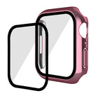 ENKAY Hat-Prince 2 in 1 PC Frame + 9H Tempered Glass Case, For Apple Watch Series 8 / 7 41mm, For Apple Watch Series 8 / 7 45mm - DealBuddy