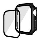 ENKAY Hat-Prince 2 in 1 PC Frame + 9H Tempered Glass Case, For Apple Watch Series 8 / 7 41mm, For Apple Watch Series 8 / 7 45mm - DealBuddy