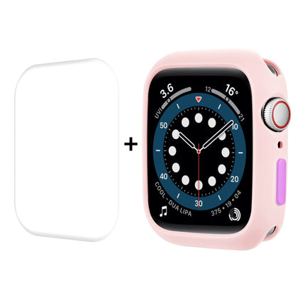 ENKAY  TPU Case  + Full Coverage PET Screen Protector, For Apple Watch Series 8 / 7 41mm, For Apple Watch Series 8 / 7 45mm - DealBuddy