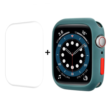 ENKAY  TPU Case  + Full Coverage PET Screen Protector, For Apple Watch Series 8 / 7 41mm, For Apple Watch Series 8 / 7 45mm - DealBuddy