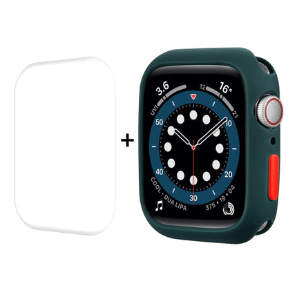 ENKAY  TPU Case  + Full Coverage PET Screen Protector, For Apple Watch Series 8 / 7 41mm, For Apple Watch Series 8 / 7 45mm - DealBuddy