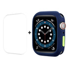 ENKAY  TPU Case  + Full Coverage PET Screen Protector, For Apple Watch Series 8 / 7 41mm, For Apple Watch Series 8 / 7 45mm - DealBuddy