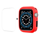 ENKAY  TPU Case  + Full Coverage PET Screen Protector, For Apple Watch Series 8 / 7 41mm, For Apple Watch Series 8 / 7 45mm - DealBuddy