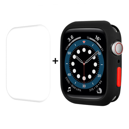 ENKAY  TPU Case  + Full Coverage PET Screen Protector, For Apple Watch Series 8 / 7 41mm, For Apple Watch Series 8 / 7 45mm - DealBuddy