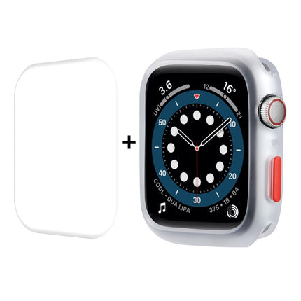 ENKAY  TPU Case  + Full Coverage PET Screen Protector, For Apple Watch Series 8 / 7 41mm, For Apple Watch Series 8 / 7 45mm - DealBuddy